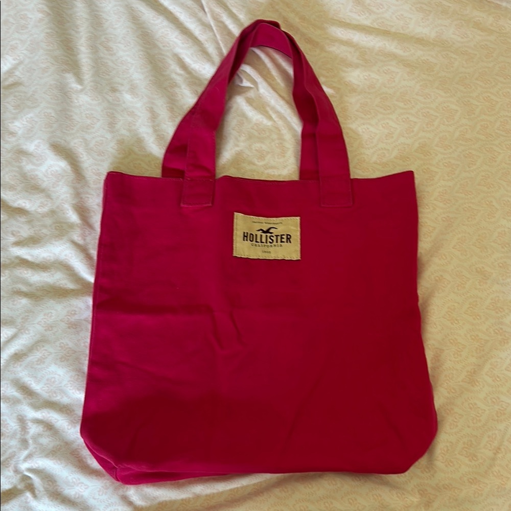 Hollister pink tote